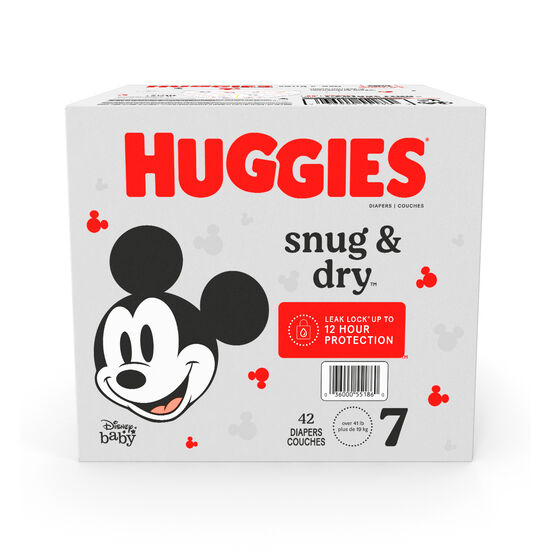 Pañales Huggies Snug&Dry 7/XXXXG 42U